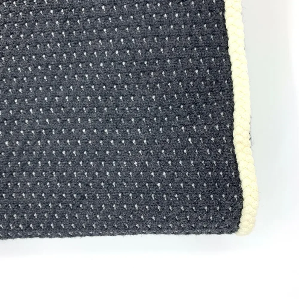 Ivivva Girls One Size OS Dream Embracer Neck Scarf Knit Reversible Black Gray